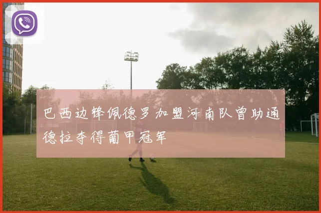 巴西边锋佩德罗加盟河南队曾助通德拉夺得葡甲冠军